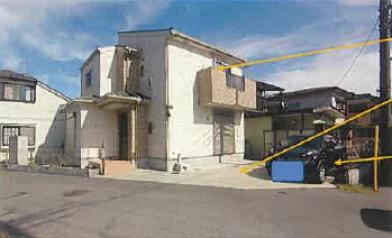 春日部市米島字吉岡
８１４番２の競売物件