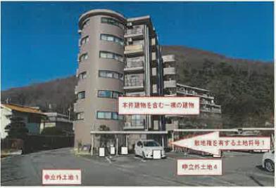 笛吹市春日居町鎮目字宮ノ前 1651番地5の競売物件