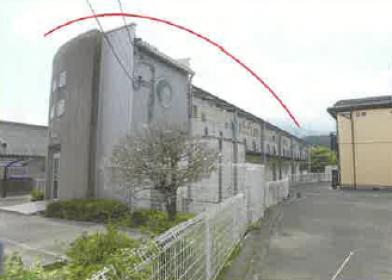 韮崎市藤井町北下條字上横屋
５３６番１の競売物件