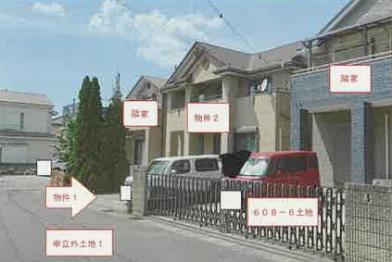 笛吹市石和町唐柏字池田
６０８番７の競売物件