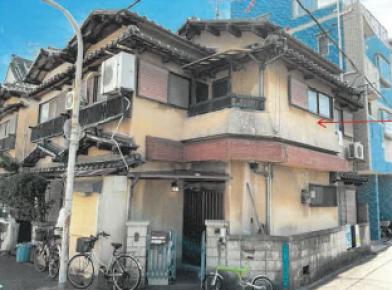 大阪市平野区平野東三丁目
６番１０の競売物件