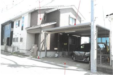 羽島市竹鼻町字西須賀
１１５６番７の競売物件